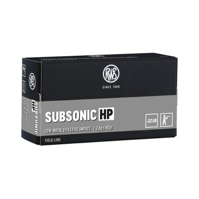 Náboj 22 LR RWS Subsonic HP