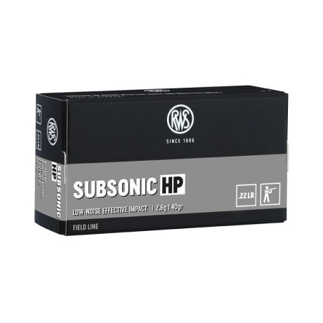 Náboj 22 LR RWS Subsonic HP