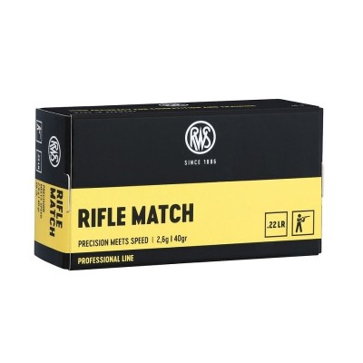 Náboj 22 LR RWS Rifle Match