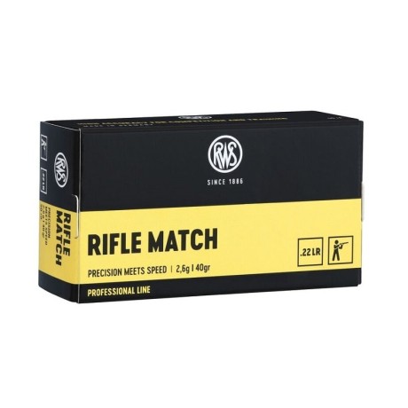 Náboj 22 LR RWS Rifle Match