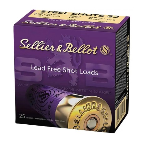 Náboj 12x70 Sellier-Bellot Steel Shots 32 g