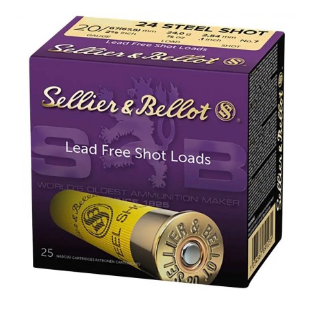 Náboj 20x67,5 Sellier-Bellot Steel Shots 24 g