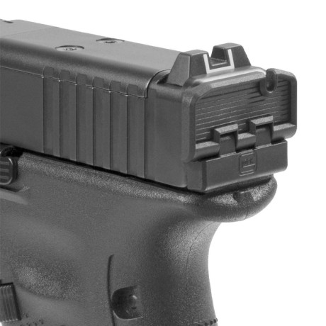 Sklopné čelo závěru Glock