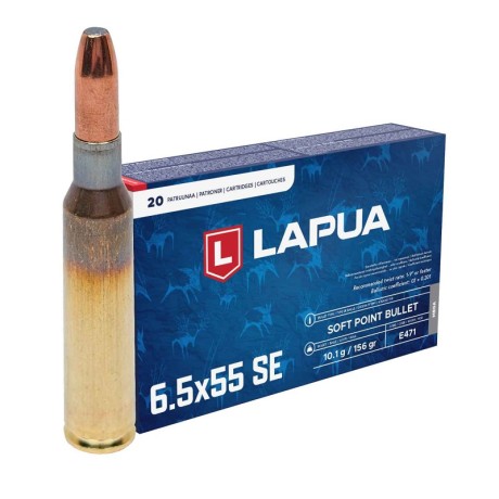 Náboj 6,5x55 SE Lapua Mega 10,1 g