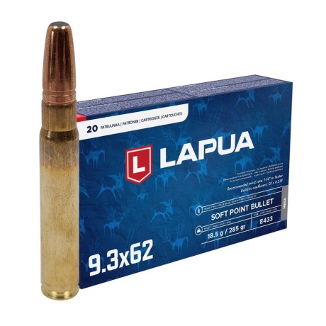 Náboj 9,3x62 Lapua Mega 18,5 g