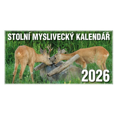 Myslivecký kalendář 2026 stolní | Myslivcův obchod