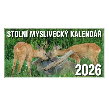 Myslivecký kalendář 2026 stolní | Myslivcův obchod