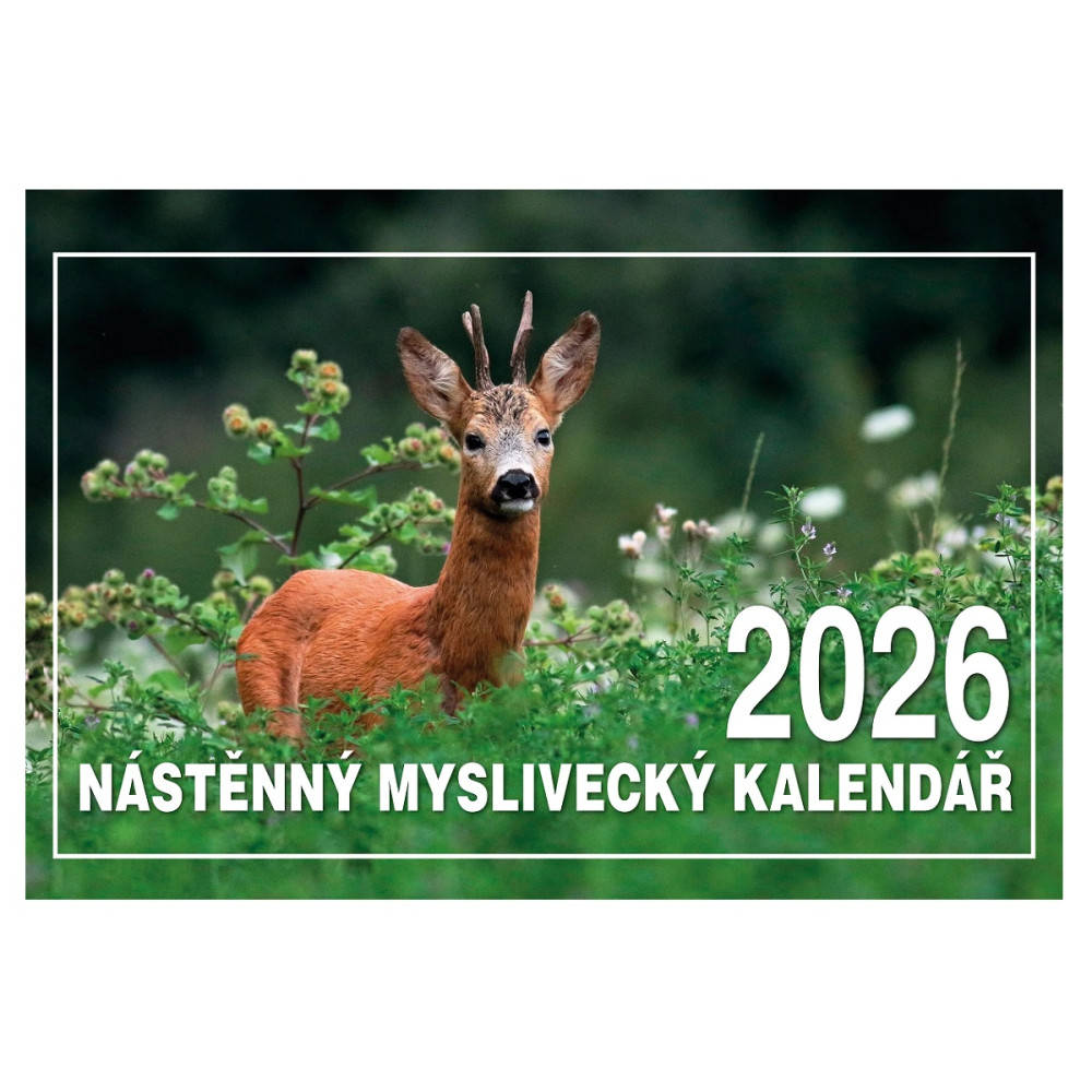 Myslivecký kalendář 2026 nástěnný | Myslivcův obchod Myslivecký kalendář 2026 nástěnný | Myslivcův obchod