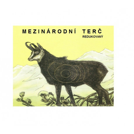 lovecké papírové terče