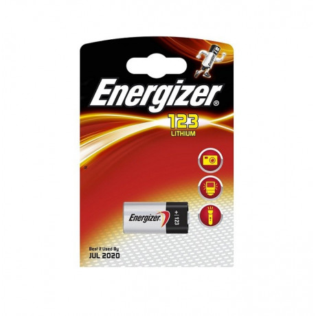 Baterie Energizer CR123 - 1 ks