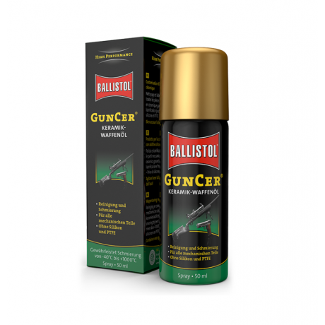Olej Ballistol GunCer s keramikou - 50 ml sprej