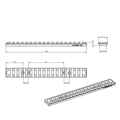 Weaver lišta JK Nástroje Browning Bar Fe