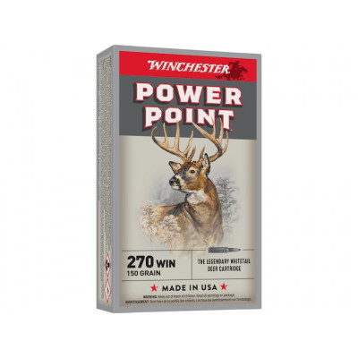 Náboj 270 Win. Winchester Power Point 9,7 g