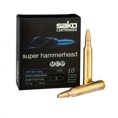 Náboj 300 Win. Mag. Sako Super Hammerhead 11,7 g